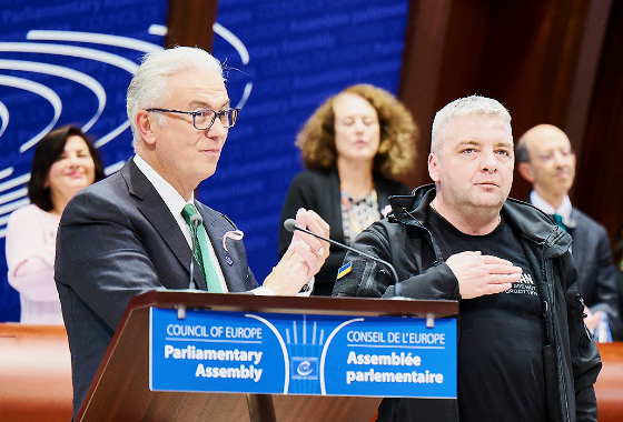  2025 Václav Havel Prize awarded to Ukrainian journalist and human rights defender Maksym Butkevych