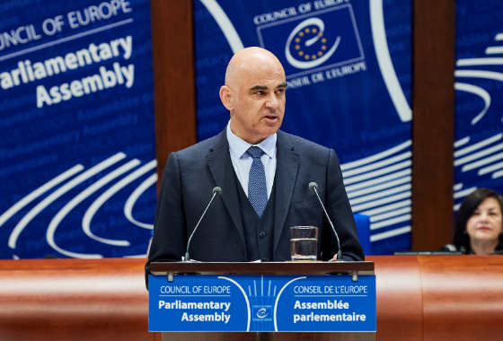 Secretary General Alain Berset addresses PACE: 'Democratic security is our continent’s answer to the emerging world order'