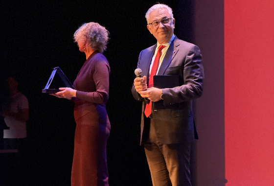 PACE President presents the fifth 2026 Human Rights in Motion Award to Abraham Joffe’s Trade Secret