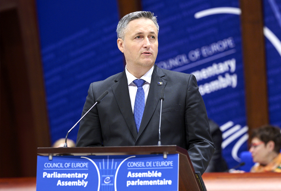Chairperson of the Presidency of Bosnia and Herzegovina reaffirms commitment to Council of Europe values