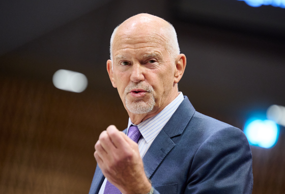 George Papandreou: ‘Democracy is more than a system of government, it is a project for peace’