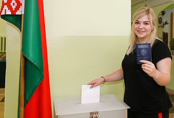 Vote au Bélarus lors de l'élection présidentielle