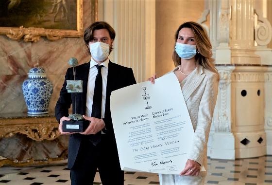 Award of the 2021 Council of Europe Museum Prize to Moscow's Gulag History Museum, ceremony at the Palais Rohan on 22 June 2021.