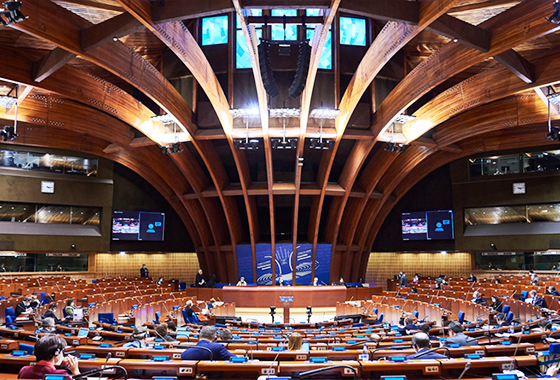 Session plénière, hémicycle
