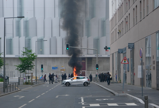 Justice for Nahel, street clashes in France, July 2023
