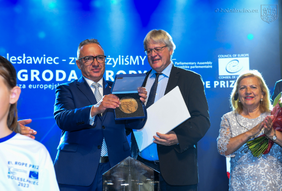 Award ceremony of the 2023 Europe Prize to Bolesławiec