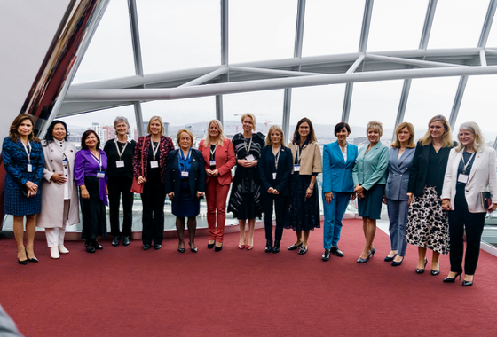 Working breakfast of women Speakers of Parliament in Dublin, on the fringes of the European Conference of Presidents of Parliament, 28 September 2023