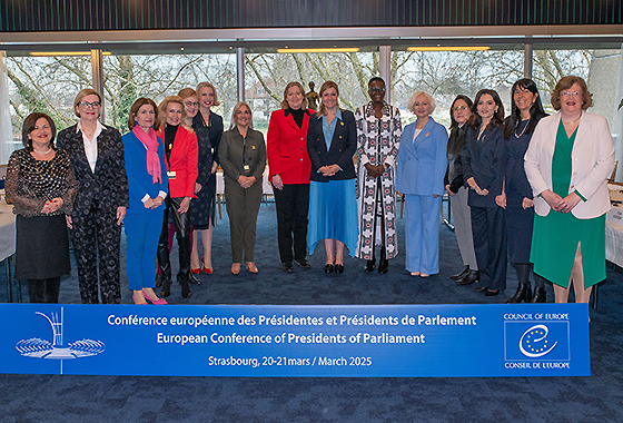 Working breakfast of Women Presidents of Parliament on “Women, Peace and Security”