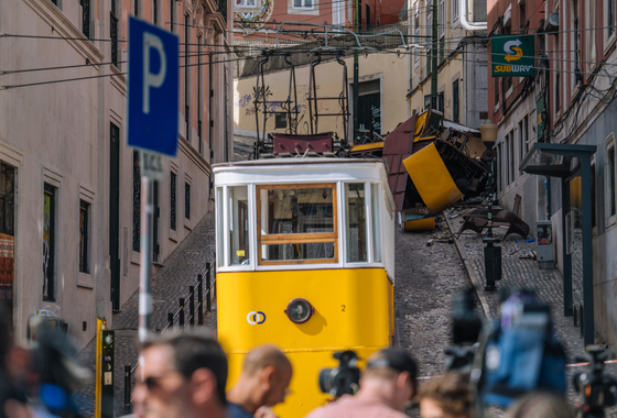 Funicular accident in Lisbon